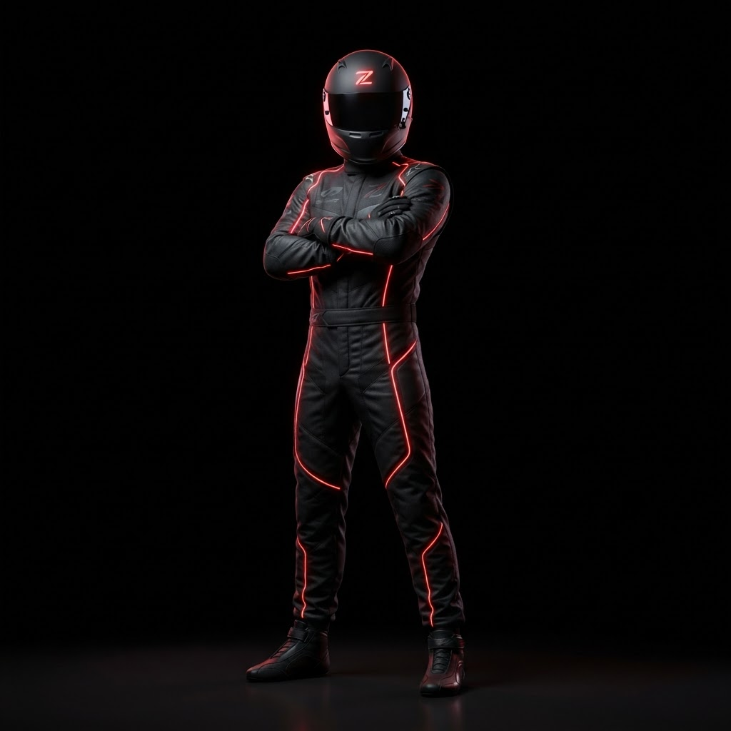 Zee, the Zee's AutoWorld racing driver